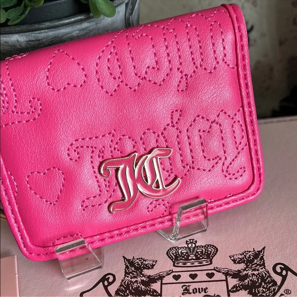 Juicy Couture Hot Pink Card Holder wallet - Picture 5 of 12